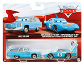 CARS3 SET 2 MASINUTE METALICE MRS. THE KING SI DINOCO THE KING